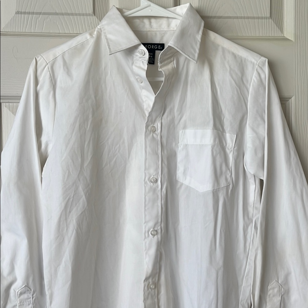 George Boy's White Dress Shirt